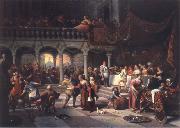 Jan Steen The Wedding at Cana oil painting